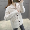 Mã K508: Áo len cardigan xoắn mùa thu đông cho nữ