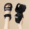 Mã L993: Giày sandal đế xuồng bằng da thật dành cho nữ cao cấp