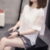 Mã G848: Áo thun ngắn tay phối ren sm