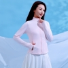 Mã M004: Áo khoác chống nắng nữ cổ đứng dáng ôm eo thoáng khí chất liệu lụa băng chống tia UV