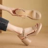 Mã L530: Giày cao gót hở mũi đế dày đế cho nữ đẹp cao cấp