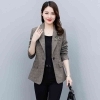 Mã K519: Áo blazer kẻ sọc nữ trung niên áo khoác nữ