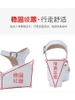 Mã M274: giày cao cấp sandal đế xuồng bằng da mềm dành cho nữ, kiểu dáng mùa hè, đế cao,