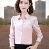 Mã L604: Áo sơ mi cotton nguyên chất nữ cao cấp dài tay