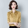 Mã K943: Áo lụa kiểu phương Tây áo sơ mi nữ cao cấp