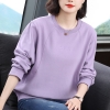 Mã L953: Áo nỉ trung niên cổ tròn nữ kiểu dáng thường ngày