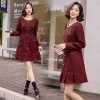 Mã M010: Đầm dài tay thanh lịch dành cho nữ