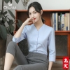Mã L336: áo sơ mi nữ cao cấp công sở màu trắng thời trang và sành điệu