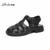 Mã K761: Giày Sandal Nữ Giày Dệt Bao Đầu Có Lỗ Đế Mềm