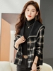 Mã K709: Áo khoác cho nữ áo cardigan kẻ sọc