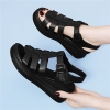 Mã L993: Giày sandal đế xuồng bằng da thật dành cho nữ cao cấp