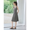 Mã M195: Đầm công sở thanh lịch Mo Han Yi Mei, dáng ôm, kiểu Hepburn không tay
