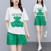Mã G098: set bộ phong cách nước ngoài quần short ngắn tay