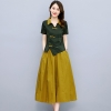 Mã C972: set áo váy mùa hè mới cao cấp váy Tencel