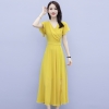 Mã B052: đầm váy voan nữ thiết kế xẻ tà phong cách hiện đại sang trọng
