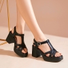 Mã M267: giày cao cấp sandal đế xuồng cho nữ, kiểu dáng mới