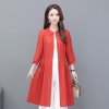 Mã M322: Áo khoác cardigan mỏng nhẹ mùa hè dành cho nữ, dáng lửng, cổ tròn, màu trơn cao cấp