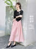 Mã M212: Váy dáng bất đối xứng Mohan
