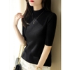 Mã A094 Giá 650K: Áo len nữ ôm body cổ lọ tay nỡ mới