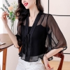 Mã L157: áo sơ mi nữ mỏng ngoài