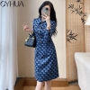 Mã L505: Váy denim dài tay cao cấp