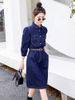 Mã D366: đầm jean nữ Pc phương tây
