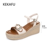 Mã M085: Giày sandal đế xuồng kiểu mới mùa hè