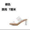 Mã M260: giày cao cấp cao gót nữ, kiểu dáng mới sandal trong suốt