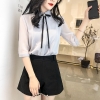 Mã D018: áo sơ mi nữ tay lỡ Pc hàn quốc