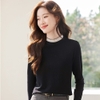 Mã K987: Áo sơ mi nhung Đức cổ lọ nửa thân cho nữ cao cấp