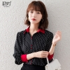 Mã C483: áo sơ mi nữ chấm bi