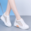 Mã A275 Giá 1420k: giày thể thao nữ trắng đế cao lưới thoáng khí
