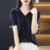 Mã D352: áo len nữ ngắn tay