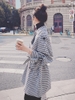 Mã D452: áo khoác nữ cao cấp thời trang Xiaoxiangfeng houndstooth