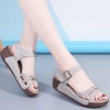Mã K822: Giày Sandal Nữ Da Thật Đế Dày Đi Làm Du Lịch