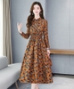 Mã A318 Giá 1180K: đầm váy dài tay cotton nhã nhặn