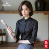Mã L336: áo sơ mi nữ cao cấp công sở màu trắng thời trang và sành điệu