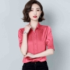 Mã K943: Áo lụa kiểu phương Tây áo sơ mi nữ cao cấp