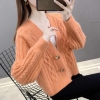 Mã K434: áo khoác len nữ cadigan khoác nhẹ Pc hàn quốc