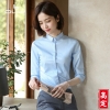 Mã L336: áo sơ mi nữ cao cấp công sở màu trắng thời trang và sành điệu