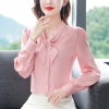Mã F982: Áo sơ mi satin nữ phong cách nước ngoài
