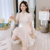 Mã M115: Đầm chiffon dáng nhỏ kiểu Pháp, thanh lịch và tôn dáng, phong cách mùa hè cổ