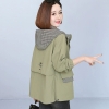 Mã D385: áo khoác gió khoác nhẹ thanh lịch