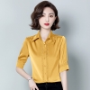 Mã K943: Áo lụa kiểu phương Tây áo sơ mi nữ cao cấp