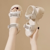 Mã L993: Giày sandal đế xuồng bằng da thật dành cho nữ cao cấp