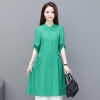 Mã M322: Áo khoác cardigan mỏng nhẹ mùa hè dành cho nữ, dáng lửng, cổ tròn, màu trơn cao cấp