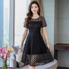 Mã B540: đầm nữ nhỏ ngắn tay phong cách Hàn quốc