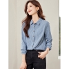 Mã L369: Áo sơ mi nữ cao cấp sọc cotton nguyên chất nữ cao cấp