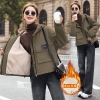 Mã L904: Áo khoác parka ngắn cho nữ cao cấp dày dặn