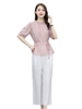 Mã L642: set bộ nữ cao cấp trung niên vải cotton và vải lanh dành cho phụ nữ cao cấp